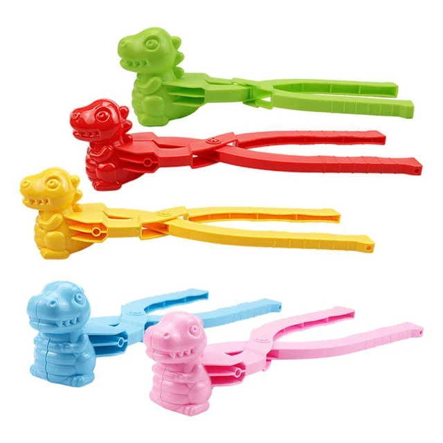 Snowball Maker Clip, jeux de jouets en forme de dinosaure pour enfants en plein