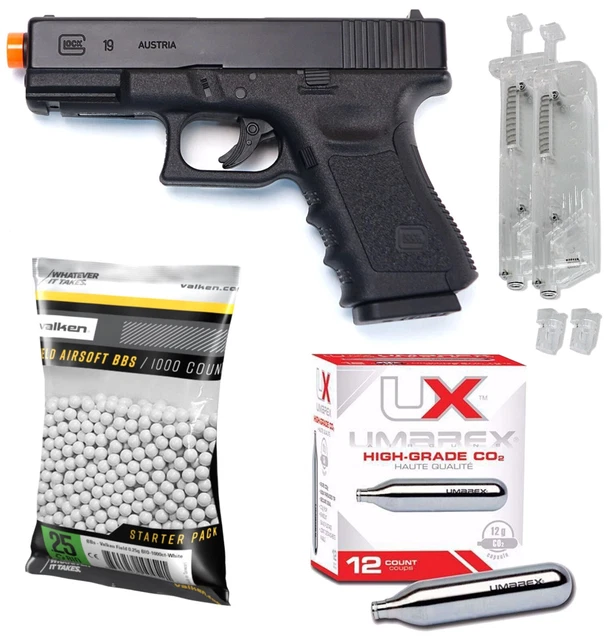 UMAREX GLOCK G19 Gen 3 CO2 NonBlowback Airsoft Pistol Airsoft Pistol