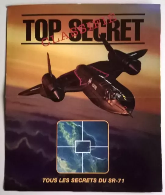Brochure FRANKLIN MINT (en français) - Blackbird SR-71 - Etat Collector