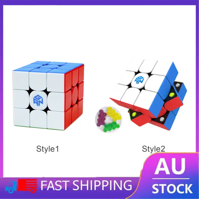 New 2024 Magic Gan 356M Speed Cube 3x3 Stickerless Puzzle Cube Gan Magnetic Toys