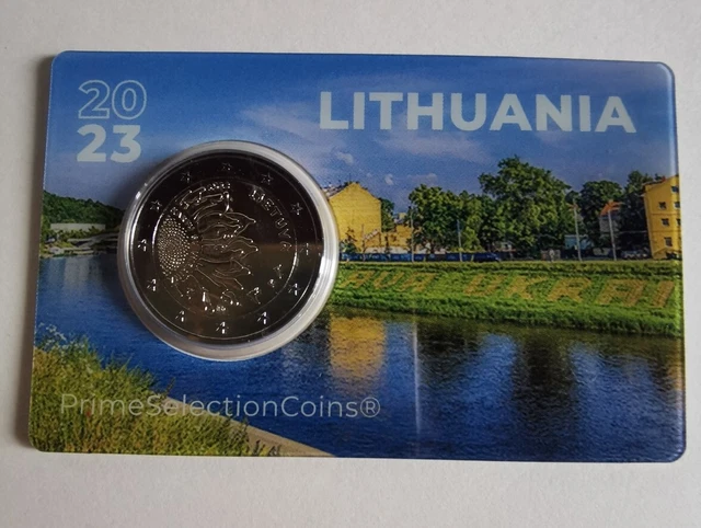 Coincard Pièce 2 Euro Commemorative Lituanie 2023