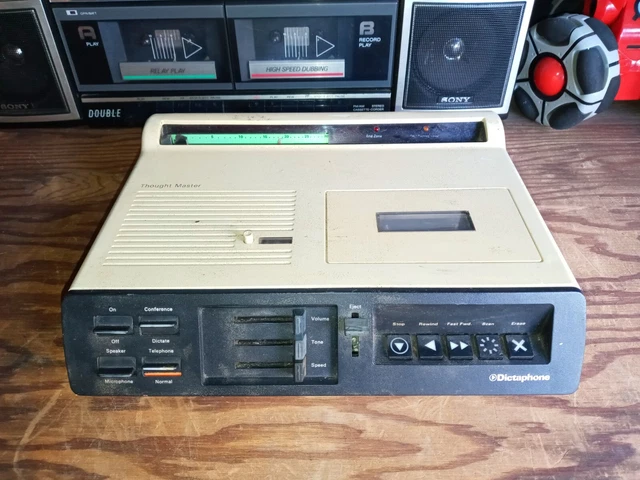 Dictaphone Thought Master Model: 2800 (Untested As Is or for Parts) No Plug 1a