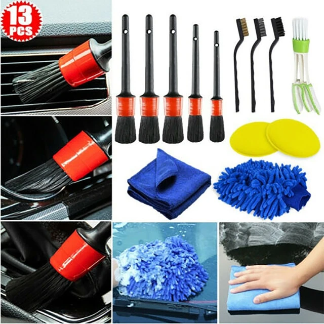 Spazzole Auto Strumenti Auto Ruota Quadro Set Rimozione Polvere Rivestimento