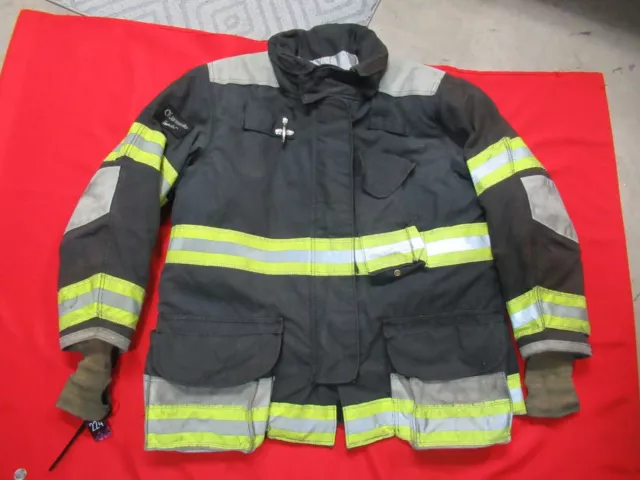 BLACK Lion Janesville 50 X 32 JACKET COAT Firefighter Turnout Bunker Gear TOW