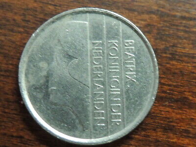 1983 Netherlands Twenty Five (25) Cent "Beatrix" Coin