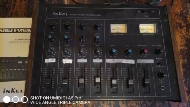 Inkel - Console de mixage audio modèle système 800 - analogique
