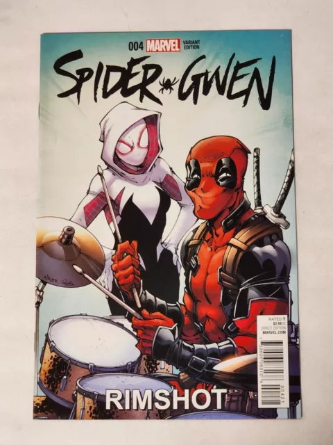 Spider-Gwen #4 1:10 Todd Nauck Deadpool Variant Marvel Comics Cr4