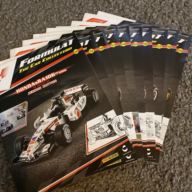 PANINI COLLECTIONS FORMULA One The Car Collection Magazines 50-59 £9.00 ...