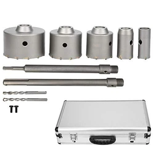 Ruisyi Lot de 9 Scies à Tasse, Faise à Tasse, pour Meuleuses, Scie à Cloche SDS