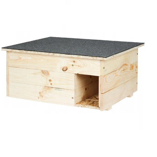 Caseta para Ranas Igelhotel Igelschutz Choza de Erizo Hecho a Mano Aislado Holz