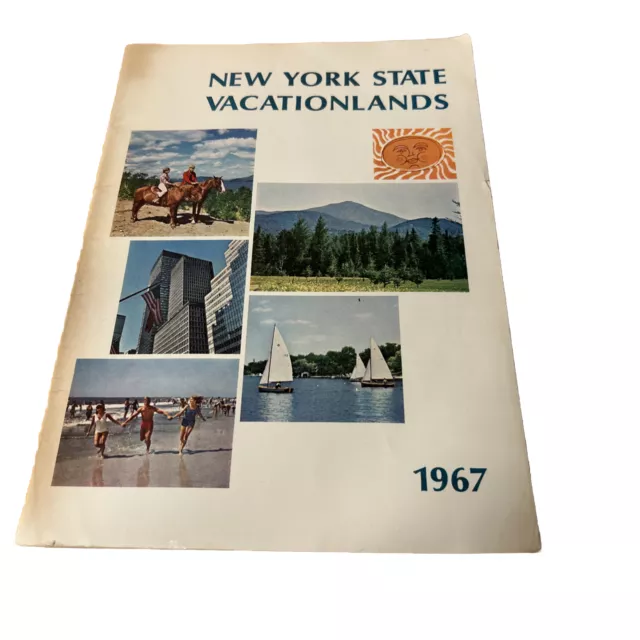 New York State Vacation Lands Tourist Information Guide Book Vintage 1967