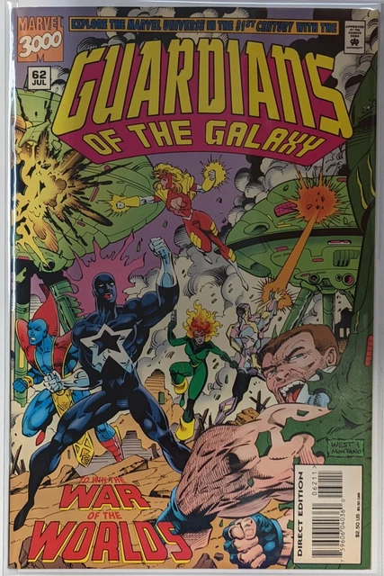 Guardians of the Galaxy #62 (1995 Marvel Comic Final Issue Low Print Run) VF/VF+