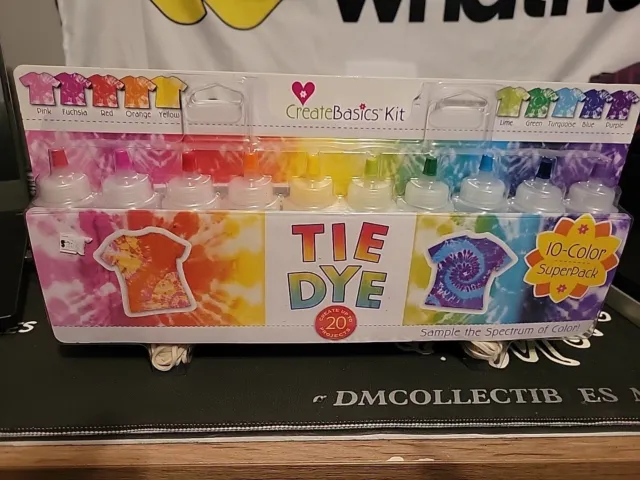 Create Basics Tie Dye Kit, 47 Piece 10 Color Superpack