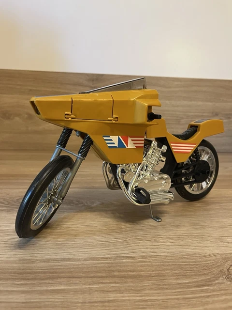 Moto BIG JIM commando bleu marine Mattel 1982 - Collection