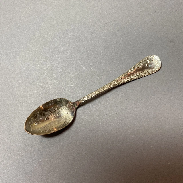 Vintage Battleship Maine Captain Sigsbee Silver Plated Spoon