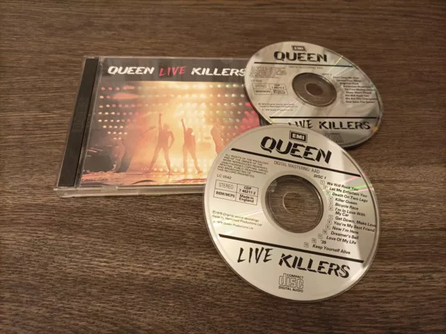 Queen 2 CD "Live Killers" / Top-Zustand / 1979 / EMI / Made In England