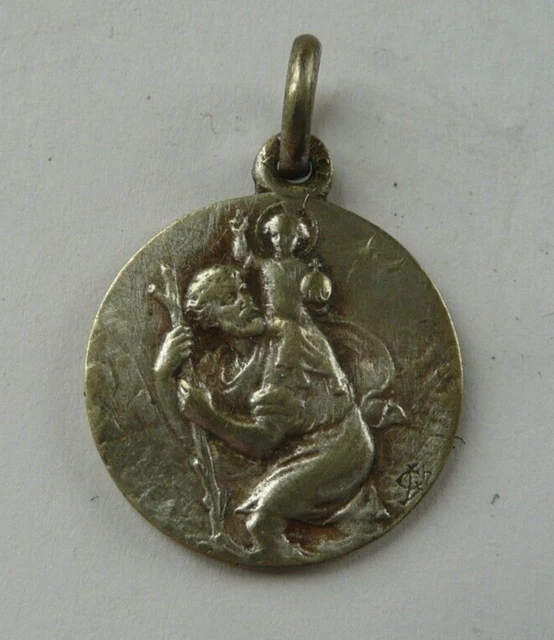 ANCIENNE MEDAILLE RELIGIEUSE Religious Medal a identifié EUR 14,50