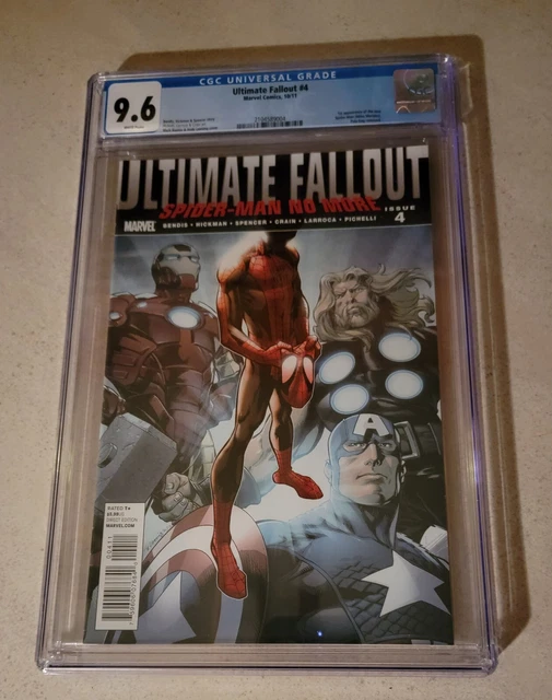 Ultimate Fallout #4 CGC 9.6 1st Appearance Miles Morales 1st Print Marvel MCU