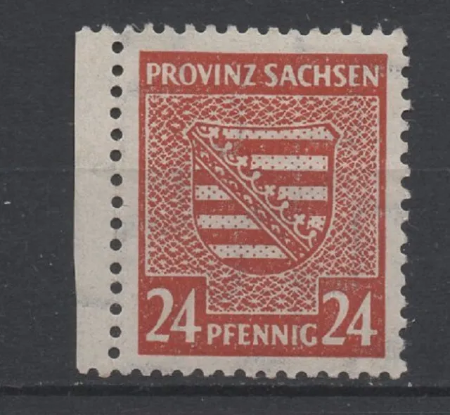 SBZ  Provinz Sachsen 82 X mit Köhne Plf. f 21  (Provinzwappen) postfrisch