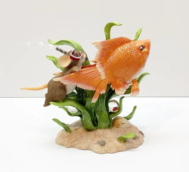 🔴Charming Tails “You’re The Only Fish In The Sea For Me” Mouse Figurine 89/260