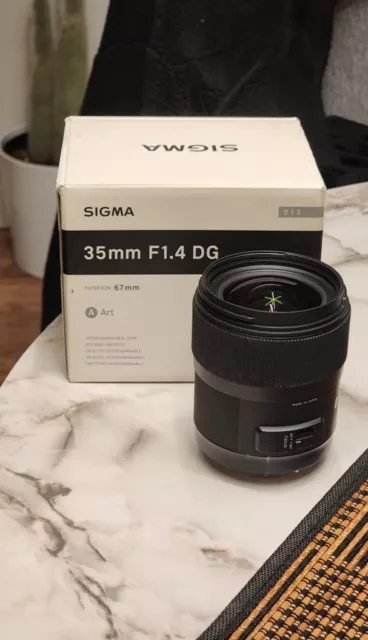 Sigma 35mm f/1.4 DG HSM ART Lens For Sony A-Mount Full Frame