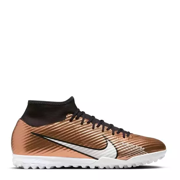 NIKE Mens Gold Mercurial Superfly 9 Academy Astro Turf Football Trainers 8