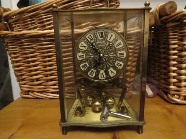 Kundo. Keninger & Obergefell brass clock Made in West Germany Spares or repair