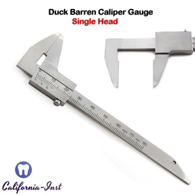 Duck Barren Caliper Gauge Dental Positioning Tooth Measuring Orthodontics guage