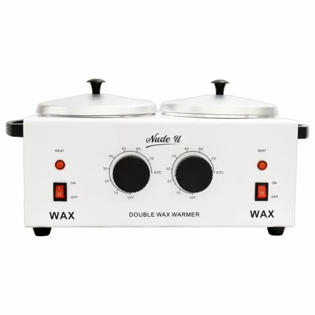 Professional Double Pot Adjustable Wax Warmer | NUDE U