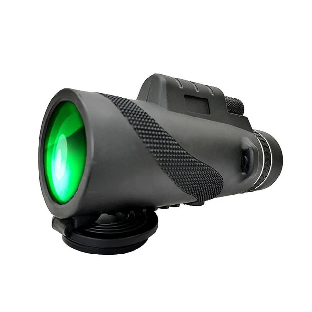 80x100 Binoculares BAK4 Prisma Portátil Campamento Trípode Telescopio para Campar