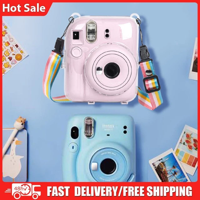 Mini Camera Bag PC Crystal Protective Shell Storage Box for Camera Instax Mini12