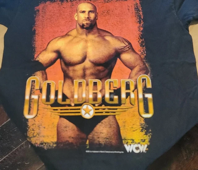 VNT 1998 WCW Goldberg Wrestling WCW T Shirt Black M