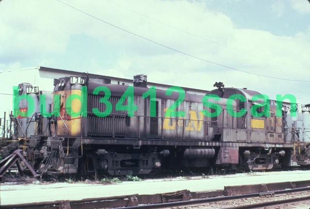 LN L&N Louisville & Nashville RS3 #130 at Lafayette IN 1975 DUPLICATE Slide!