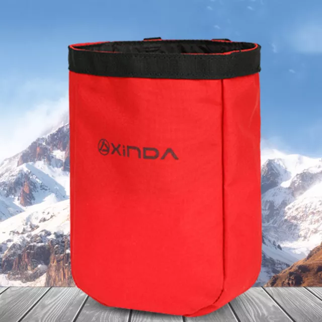 Bolsa de exploración de escalada 2L, impermeable, bolsa de herramientas de equipo exterior (rojo)
