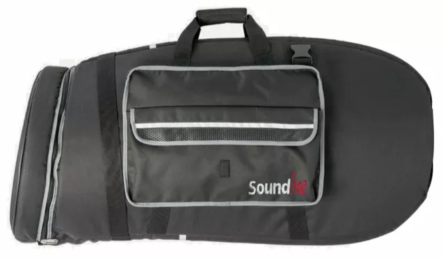 Robustes Soundline Gigbag f. F-Tuba v. B&S / Lechgold bis max. H 90 / ø 42 cm