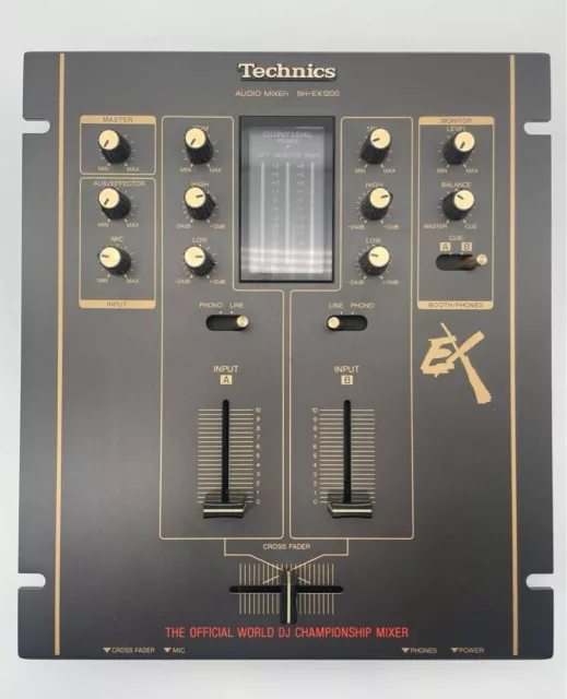 Technics SH-EX1200 Audio Mixer DJ Mixer Black Used 100V Japan