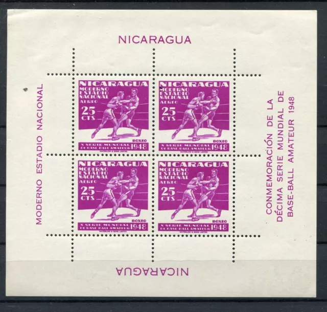 Nicaragua Block 20 postfrisch / Boxen .....................................1/122