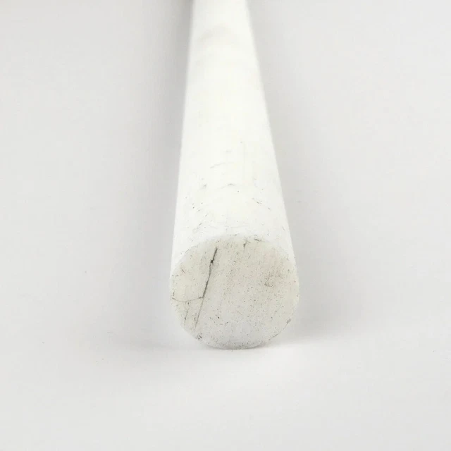 3" PTFE-Virgin Round Rod Natural : 24.0"