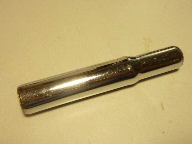 Tige De Selle Vélo Ancien – Acier Chromé 25,4 Mm – Longueur 19 Cm – Fabrication Française