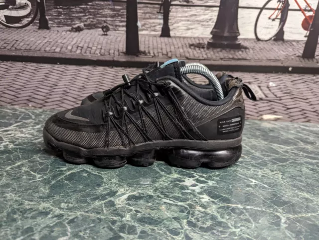 Nike air vapormax run utility sale black reflect silver men running shoes