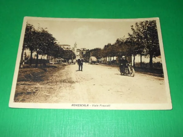 Cartolina Rovescala - Viale Frascati 1940