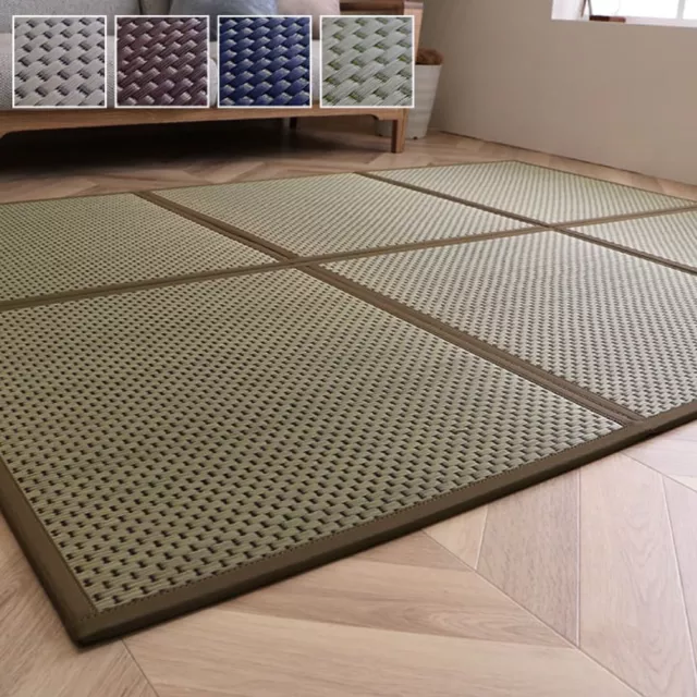 IKEHIKO Tatami Mattress Japanese rush grass  Floor Mat Futon Foldable Yoga 1638