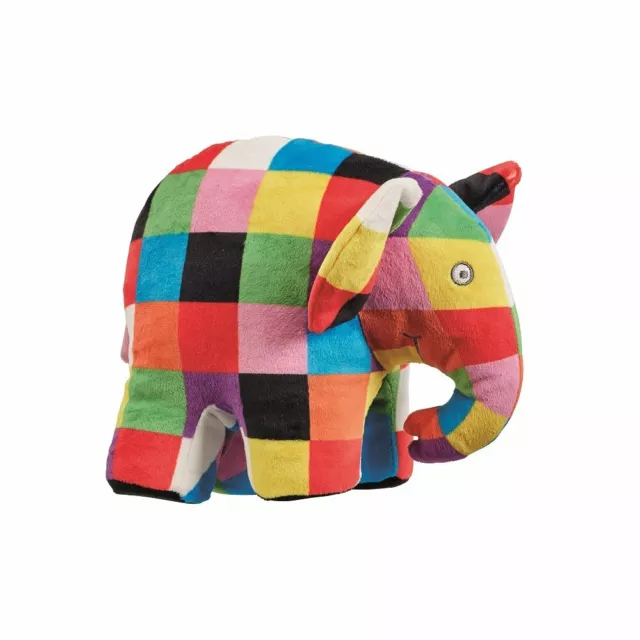 Elmer The Patchwork Elephant - Elmer  8" Plush Soft Toy From Birth New With Tags