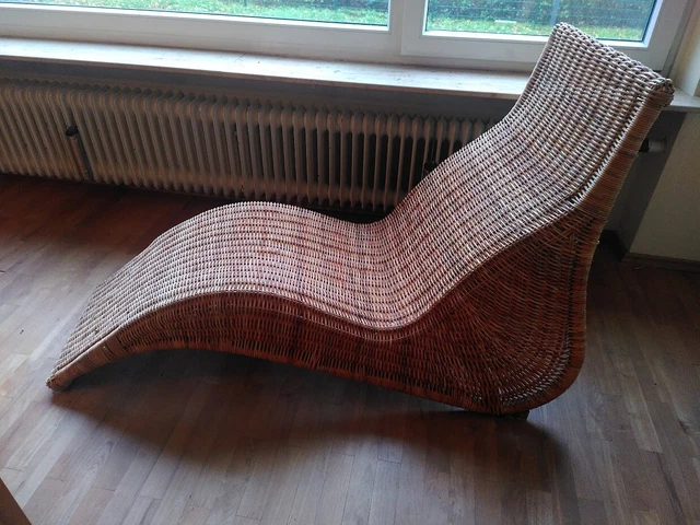 RATTANLIEGE, IKEA RATTANLIEGE Karlskrona mit Nackenkissen, Relaxliege