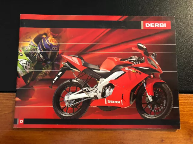 Genuine DERBI Motorcycle Range Sales Brochure GP1 Senda Atlantis (123)