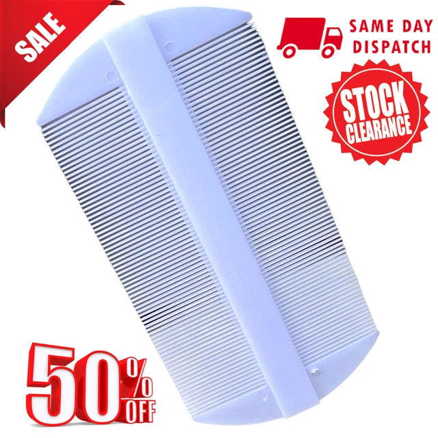 Nit Lice Eggs Removal Comb Ultra Fine Teeth Clean Head Hair Pet Flea Comb