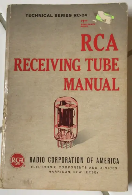RCA Receiving Tube Manual RC-24 1965 916A