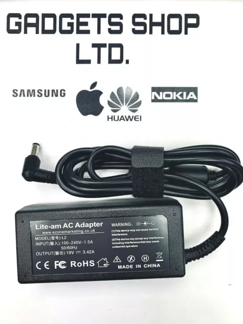 Lite-Am Acer eMachines E630 E630G E640 E640G 65W Laptop Adapter Akku Ladegerät