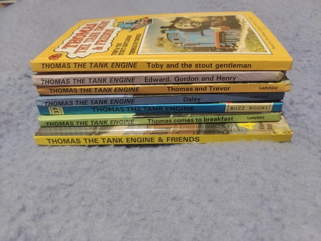 X7 VINTAGE THOMAS The Tank Engine and Friends Ladybird Books H/C ...