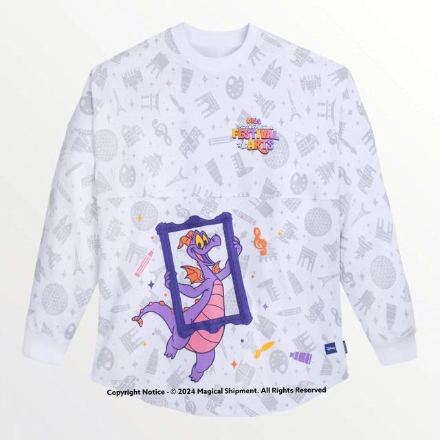 NWT! DISNEY EPCOT Festival of the Arts 2024 Figment Spirit Jersey for